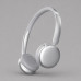 Беспроводные накладные наушники Stereo Light, BT 5.4, 300 мАч, cеребристый, Deppa