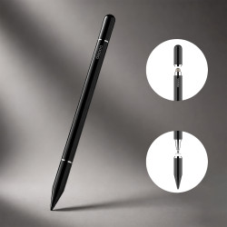 Стилус универсальный Pro Stick для планшетов и смартфонов, черный, Deppa
