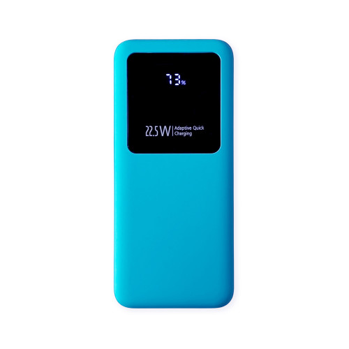 Внешний аккумулятор Kris soft touch, 10000mAh (Голубой)