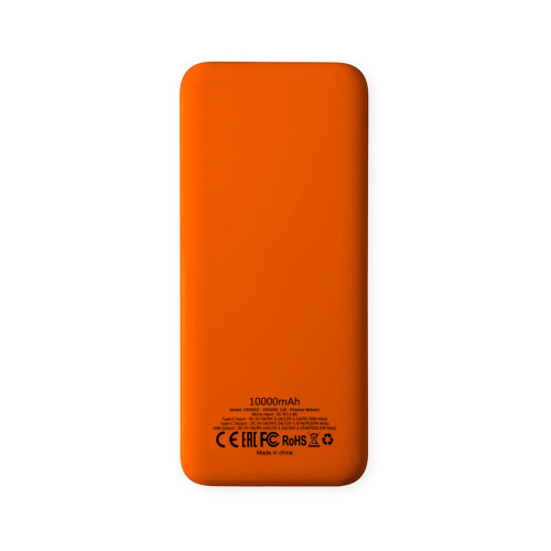 Внешний аккумулятор Kris soft touch, 10000mAh (Оранжевый)