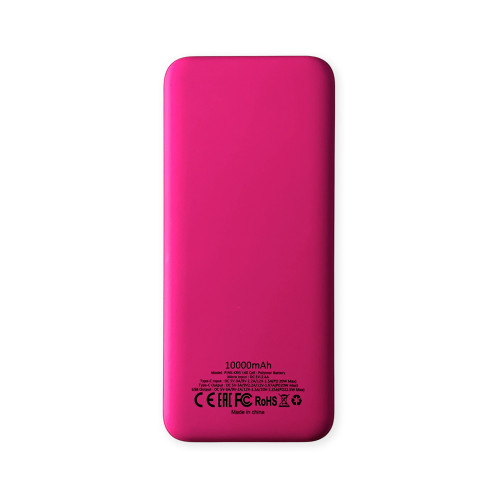 Внешний аккумулятор Kris soft touch, 10000mAh (Розовый)