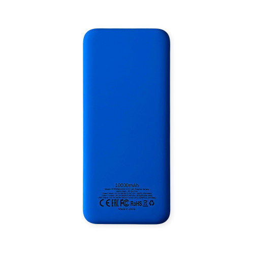 Внешний аккумулятор Kris soft touch, 10000mAh (Синий)