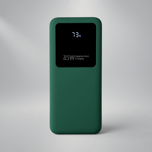 Внешний аккумулятор Kris soft touch, 10000mAh (Тёмно-зелёный)