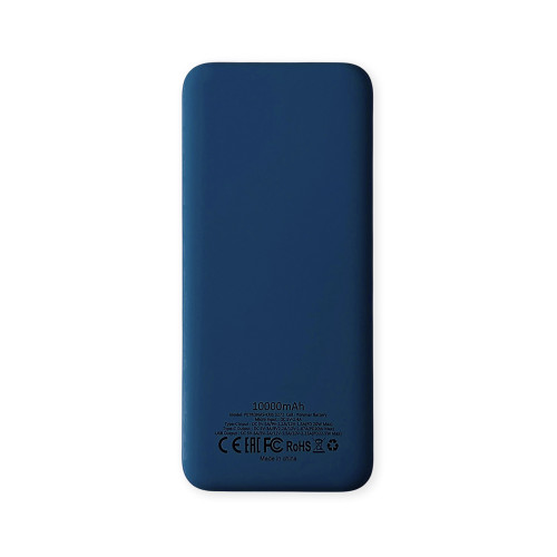 Внешний аккумулятор Kris soft touch, 10000mAh (Тёмно-синий)