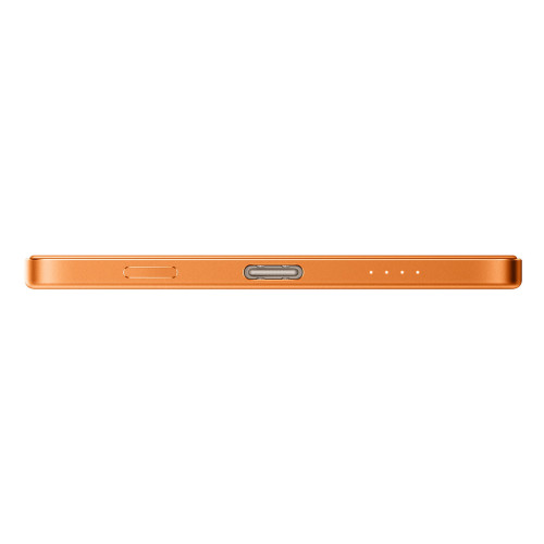 Внешний аккумулятор UltraThin Magnetic Power Bank 5000 15 Вт, c CCC сертификацией, оранжевый Внешний аккумулятор UltraThin Magnetic Power Bank 5000 15 Вт, c CCC сертификацией, оранжевый