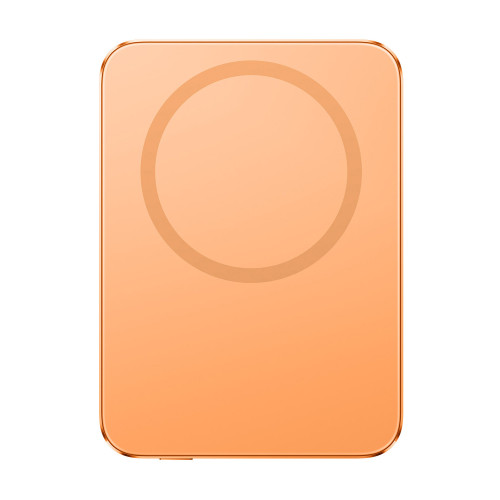 Внешний аккумулятор UltraThin Magnetic Power Bank 5000 15 Вт, c CCC сертификацией, оранжевый Внешний аккумулятор UltraThin Magnetic Power Bank 5000 15 Вт, c CCC сертификацией, оранжевый