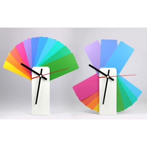 Часы настенные Transformer Clock. White & Multicolor