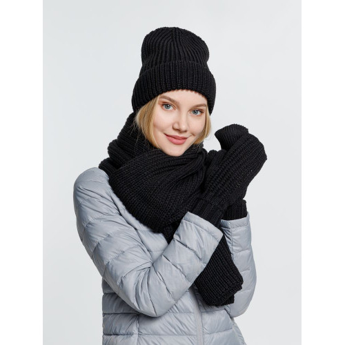 Набор Nordkyn Full Set с шарфом, черный Набор Nordkyn Full Set с шарфом, черный