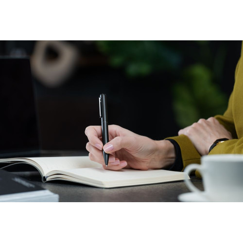 Ручка шариковая Scribo, матовая серая Ручка шариковая Scribo, матовая серая
