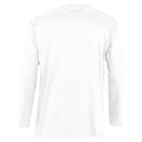 Футболка с длинным рукавом Monarch 150, белая Футболка с длинным рукавом Monarch 150, белая
