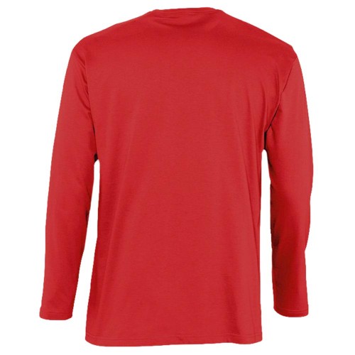 Футболка с длинным рукавом Monarch 150, красная Футболка с длинным рукавом Monarch 150, красная