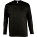Футболка с длинным рукавом Monarch 150, черная Футболка с длинным рукавом Monarch 150, черная