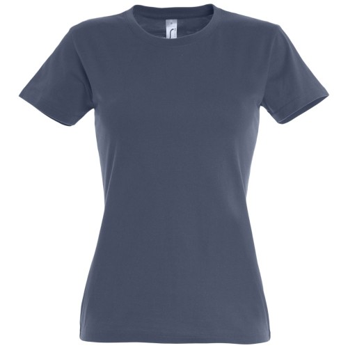 Футболка женская Imperial Women 190, синяя (джинс) Футболка женская Imperial Women 190, синяя (джинс)
