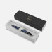 Ручка шариковая Parker IM Core Matte Blue CT, темно-синяя с черным