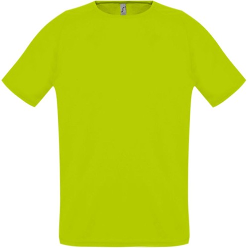 Футболка унисекс Sporty 140, зеленый неон