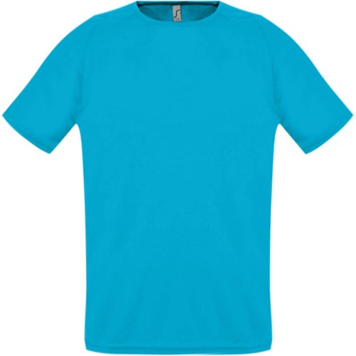 Футболка унисекс Sporty 140, бирюзовая