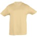 Футболка детская Regent Kids 150, бежевая Футболка детская Regent Kids 150, бежевая
