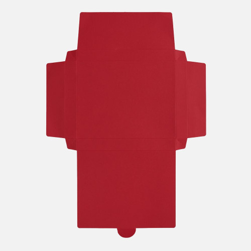 Коробка самосборная Flacky, темно-красная