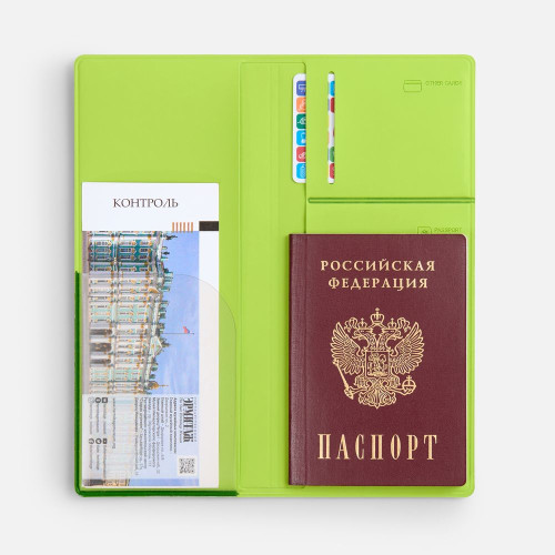 Дорожный органайзер Dorset, светло-зеленый