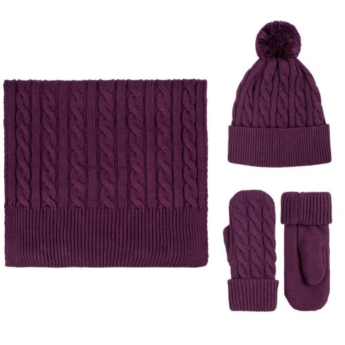 Шарф Heat Trick, баклажановый Шарф Heat Trick, баклажановый