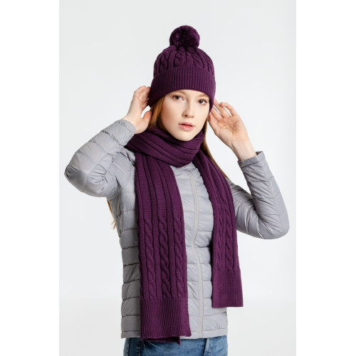 Шарф Heat Trick, баклажановый Шарф Heat Trick, баклажановый