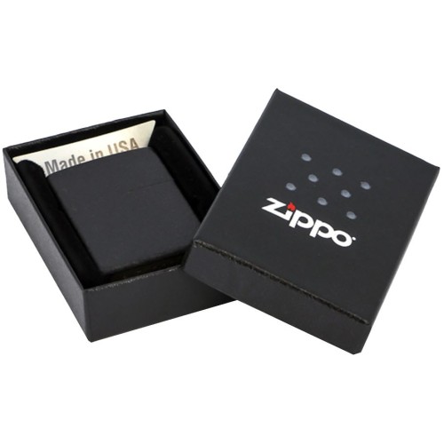 Зажигалка Zippo Classic Matte, матовая черная