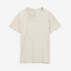 Футболка унисекс Regent 150, светло-бежевая (неокрашенная)