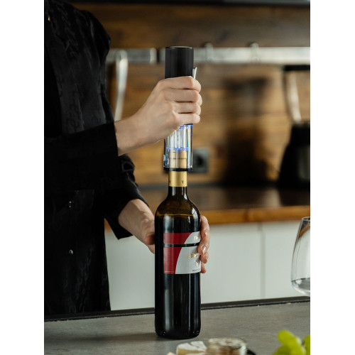 Винный набор Wine Diesel, черный Винный набор Wine Diesel, черный