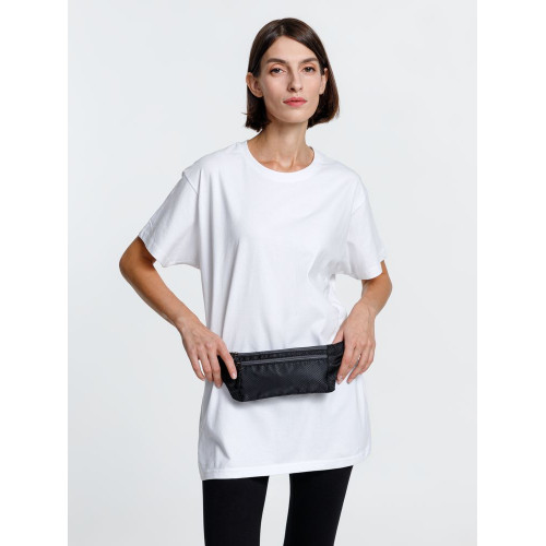 Спортивная поясная сумка Run for Fun, черная Спортивная поясная сумка Run for Fun, черная