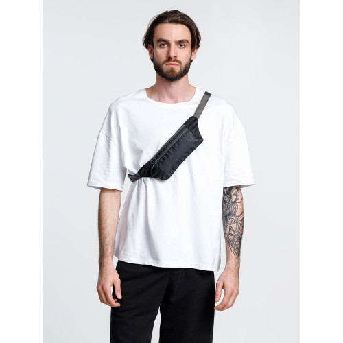 Спортивная поясная сумка Run for Fun, черная Спортивная поясная сумка Run for Fun, черная