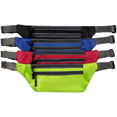 Спортивная поясная сумка Run for Fun, черная Спортивная поясная сумка Run for Fun, черная