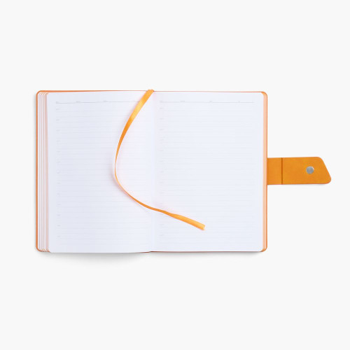 Ежедневник Boom, недатированный, черный с оранжевым Ежедневник Boom, недатированный, черный с оранжевым