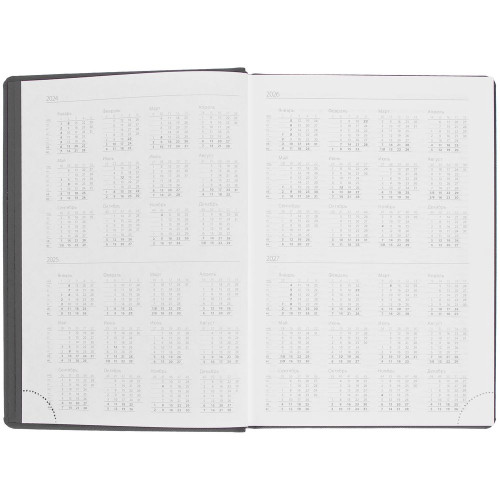 Ежедневник Mobile на заказ, недатированный, черно-фиолетовый