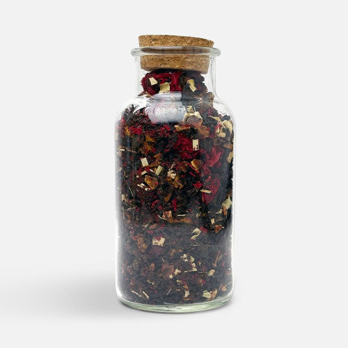 Чай «Сокочай», черный с соком ананаса с вишней, цветками и коркой граната и лемонграссом Чай «Сокочай», черный с соком ананаса с вишней, цветками и коркой граната и лемонграссом