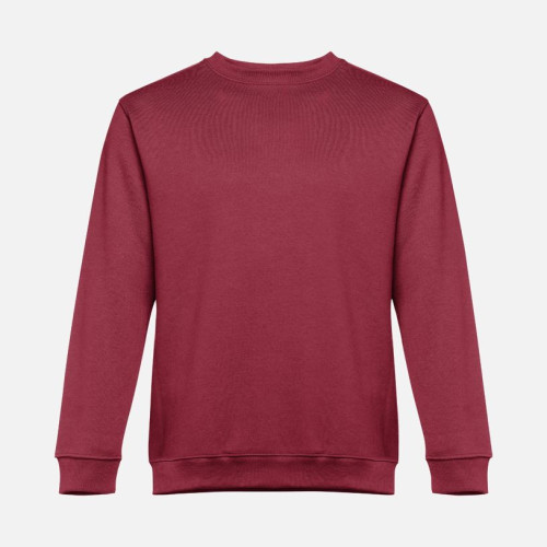 Свитшот унисекс Delta, бордовый