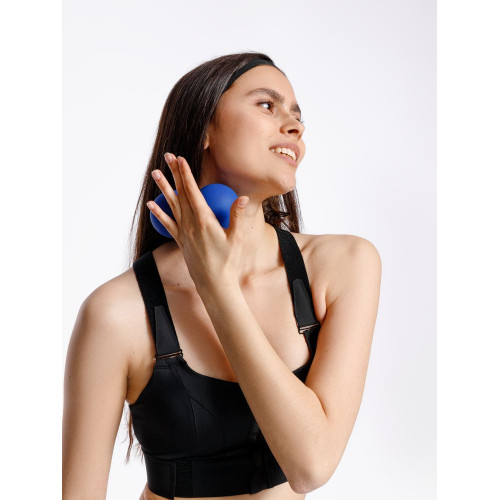 Массажный мяч двойной для MФР Relaxify, синий Массажный мяч двойной для MФР Relaxify, синий