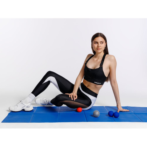 Массажный мяч двойной для MФР Relaxify, синий Массажный мяч двойной для MФР Relaxify, синий