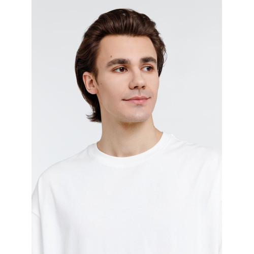 Футболка оверсайз унисекс Big Haul, молочно-белая Футболка оверсайз унисекс Big Haul, молочно-белая