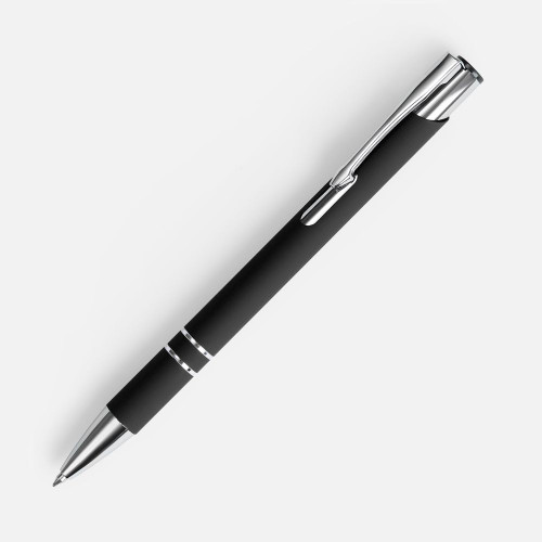 Ручка шариковая Keskus Soft Touch в футляре, черная Ручка шариковая Keskus Soft Touch в футляре, черная