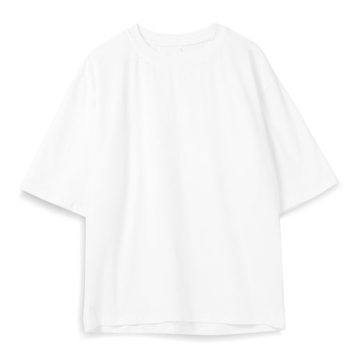 Футболка оверсайз унисекс Base Space, белая Футболка оверсайз унисекс Base Space, белая