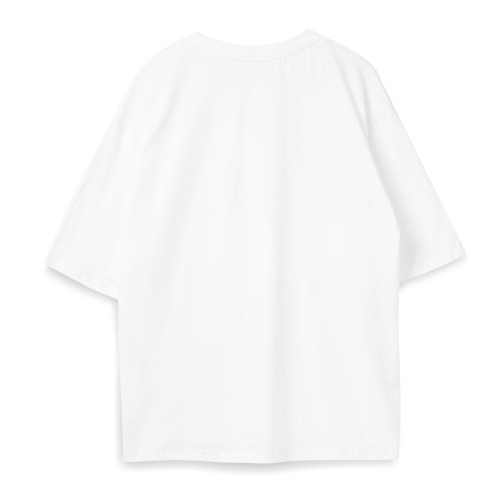 Футболка оверсайз унисекс Base Space, белая Футболка оверсайз унисекс Base Space, белая