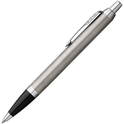 Ручка шариковая Parker IM Essential Stainless Steel CT, серебристая с черным Ручка шариковая Parker IM Essential Stainless Steel CT, серебристая с черным