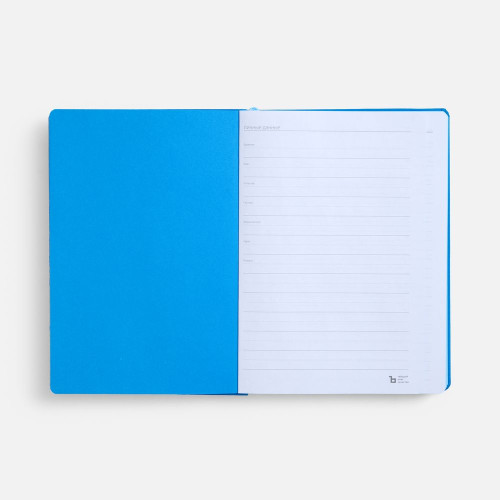 Ежедневник Peel, недатированный, голубой