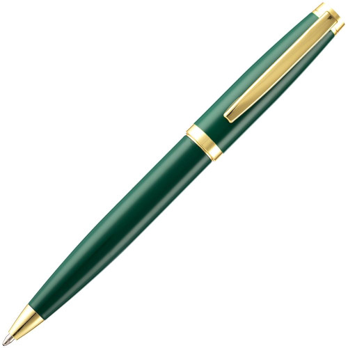 Ручка шариковая Letra Gold, глянцевая, темно-зеленая Ручка шариковая Letra Gold, глянцевая, темно-зеленая