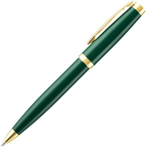 Ручка шариковая Letra Gold, глянцевая, темно-зеленая Ручка шариковая Letra Gold, глянцевая, темно-зеленая