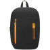 Складной рюкзак Compact Neon, черный с оранжевым Складной рюкзак Compact Neon, черный с оранжевым