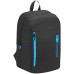 Складной рюкзак Compact Neon, черный с голубым Складной рюкзак Compact Neon, черный с голубым