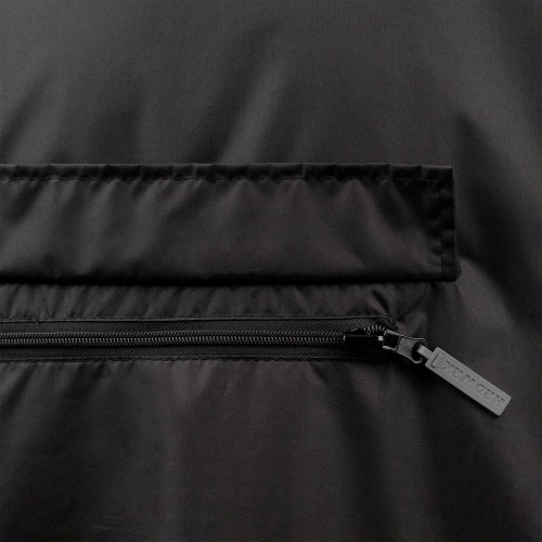 Дождевик-анорак Hard Work, укороченный, черный, единый размер Дождевик-анорак Hard Work, укороченный, черный, единый размер