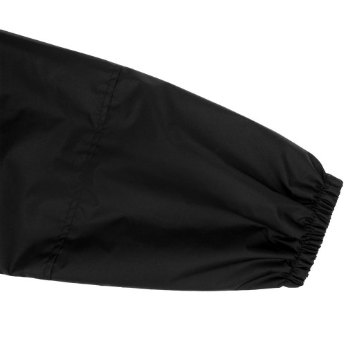 Дождевик-анорак Hard Work, укороченный, черный, единый размер Дождевик-анорак Hard Work, укороченный, черный, единый размер