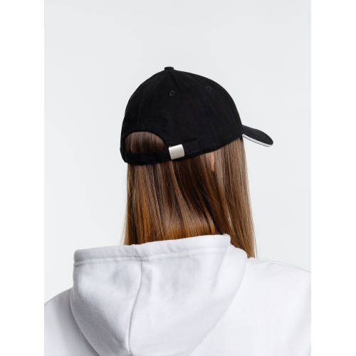 Бейсболка Spiker, черная с белым Бейсболка Spiker, черная с белым